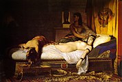 12 באוגוסט 30 לפנה"ס: קלאופטרה מתאבדת.