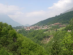 Skyline of Moggio