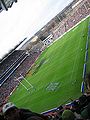 Rugby pitch laid out on the larger Gaelic games pitch