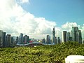 Futian Central Business District as viewed from Lianhuashan Park