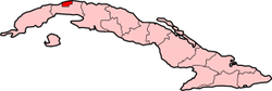 Localização de Havana