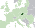 Poloha Moravy v Evropě