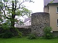 Stadtmauer mit Turm an der Franziskanermauer