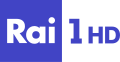 Logo di Rai 1 HD in uso dal 12 settembre 2016
