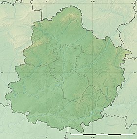 Voir sur la carte topographique de la Sarthe