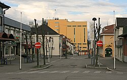 View of the village of Stangebyen