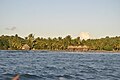 Village sur pilotis de l'île Sainte-Marie, Andampanangoy.