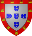 Undici castelli posti in cinta (stemma del Portogallo adottato da Alfonso III)