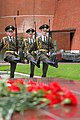 Changing the guard at the Tomb of The Unknown Soldier in Alexandrovsky Garden