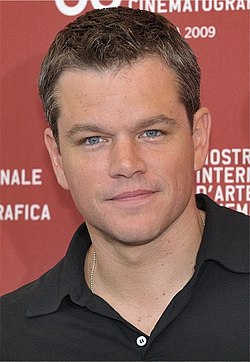 Matt Damon en una imachen de 2009 en o Festival de Cine de Venecia.