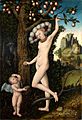 Lucas Cranach de Oudere: Venus en Cupido