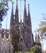 Façana del Naixement de la Sagrada Família.