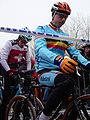 Sven Nys voor de start van het WK veldrijden 2005