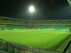 Blick in das Stadionul Zimbru