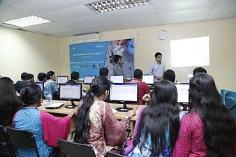 Bangla Wikipedia Workshop at CIU, Chittagong, 2014.