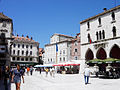 Praça Pjaca em Split.