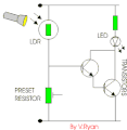Fungsi Foto Resistor Atau LDR Pada Rangkean Sirkuit Elektronika pada Lampu Sebagai Saklar Automatic