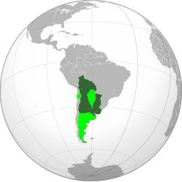Vicereame del Río de la Plata - Localizzazione