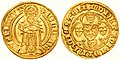 Florí d'or encunyat a la ciutat alemanya de Magúncia entre el 1399 i el 1402