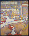 O circo (obra inacabada), 1891 - Georges Seurat