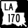 Louisiana Highway 170 marker