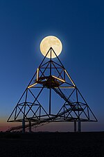 De uitkijktoren Tetraeder, symbool voor Bottrop.