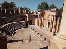 Gelmas romiešu teātris (3. gs sākums) Gelma, Alžīrija.