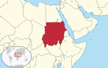 Description de l'image ‎Sudan in its region (claimed).svg.