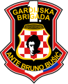 Oznaka 1. gardijske brigade Ante Bruno Bušić.