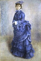 Pierre-Auguste Renoir, La Parisienne (Renoir tablosu), 1874, National Museum Cardiff