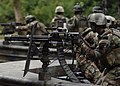 GAU-17/A mounted on a SOC-R, being operated by a SWCC operator during a training exercise.