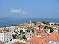 Vista panorâmica de Zadar.