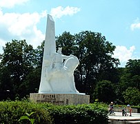 Statue af Bogdan 1. Equestrian af Marius Butunoiu