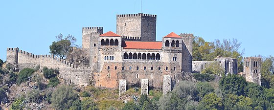 Het kasteel Castelo de Leiria