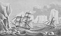 Image 9James Weddell's second expedition in 1823, depicting the brig Jane and the cutter Beaufroy (from Southern Ocean)