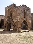 Sala de oración elevada en el centro de Sultan Han cerca de Kayseri (1236-1237)