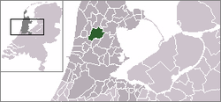 Localização de Schermer nos Países Baixos.