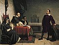 Galileo facing the Roman Inquisition by Cristiano Banti (1857)