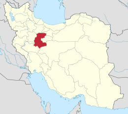 provincia di Markazi – Localizzazione