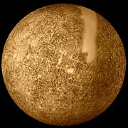 Cartografía de Mercurio realizada por la Mariner 10 en el periodo 1974-1975