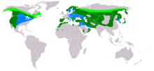 Description de l'image Aquila chrysaetos distribution map.png.