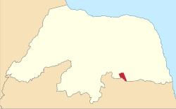 Localização de São Bento do Trairi no Rio Grande do Norte