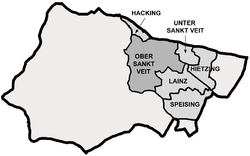 Lage von Ober Sankt Veit