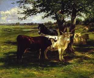 Repos du midi, 1877 Rosa Bonheur Aberdeen Art Gallery