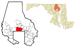 Location within Baltimore County