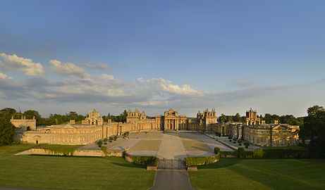 Le palais de Blenheim.