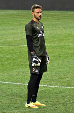 Gabriel 2016-ban a AC Milan játékosaként