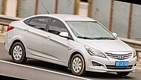 Hyundai Verna sedan (RC; facelift, China)