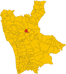 San Lorenzo del Vallo – Mappa