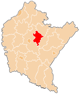 Localisation de Powiat de Łańcut
